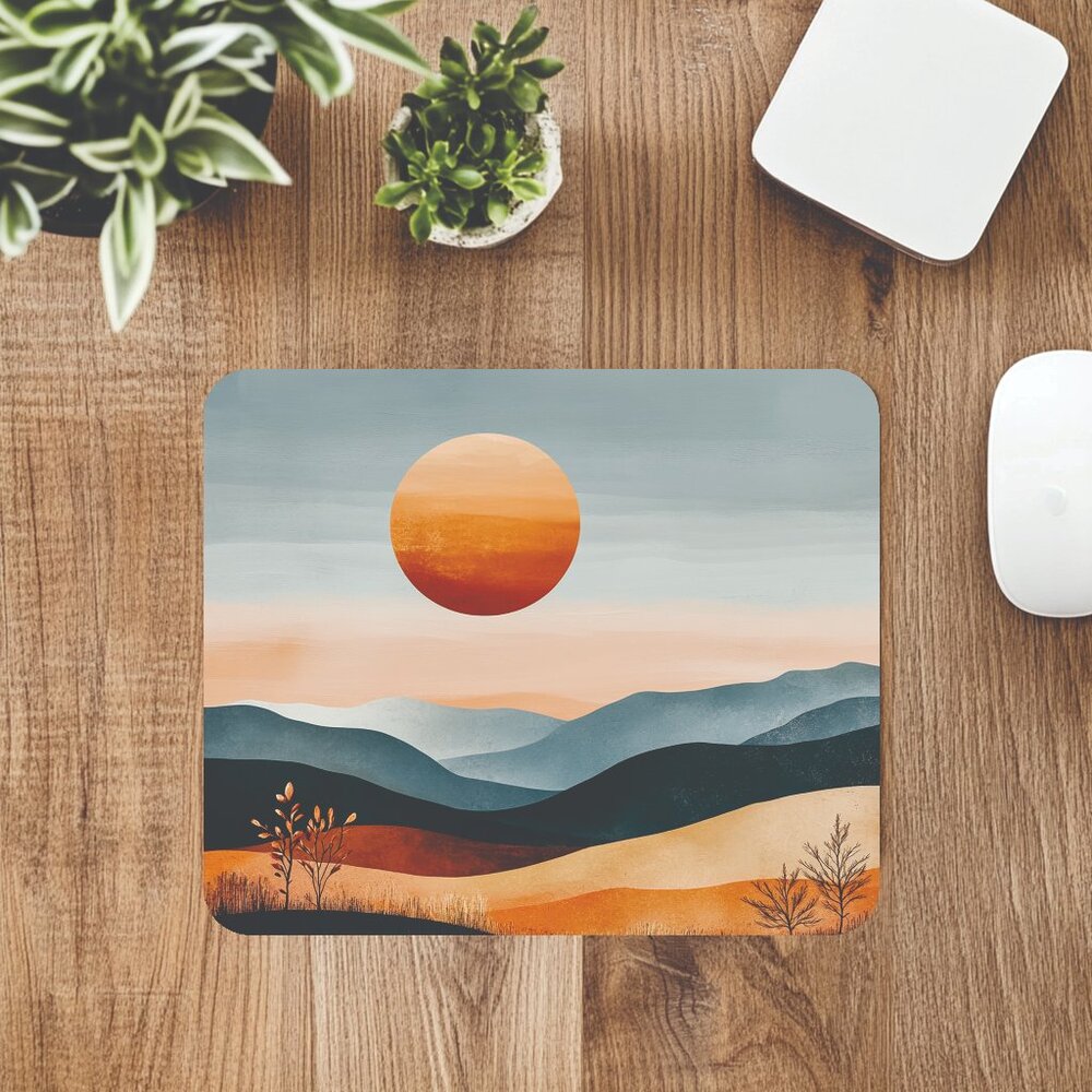 Brand New Boho Sunset Mouse Pad for Computer & Laptops Handmade
